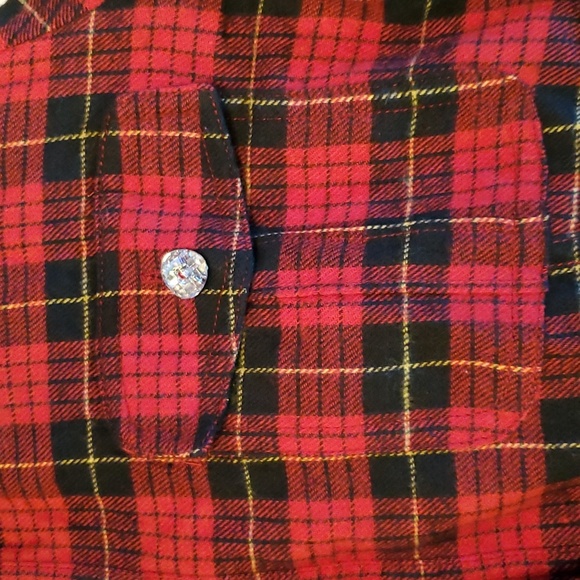 ⭐️Host Pick⭐️ Tweety Bird Plaid Rhinestone Bedazzled Western Shirt  Yeehaw - Picture 4 of 13